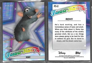 Topps Chrome Disney 2024 #FS-2 Remy Ratatouille Future Stars Refractor Card - Bild 1 von 1