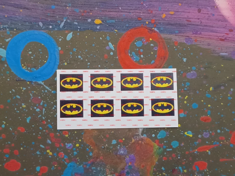 Corgi 267 Batmobile Reproduction Door Stickers ( Set of 8 ) - Image 1 of 1