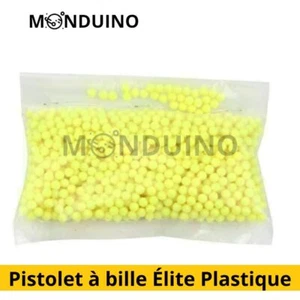 Pistolet à bille Élite Plastique + 100 billes Airsoft Jouet de qualité +18ans - Foto 1 di 9