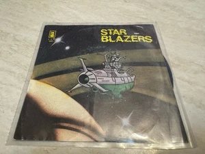 STAR BLAZERS L.S.M CARTONI ANIMATI DISCO VINILE 45 GIRI ANNI 80 DA COLLEZIONE - Picture 1 of 3