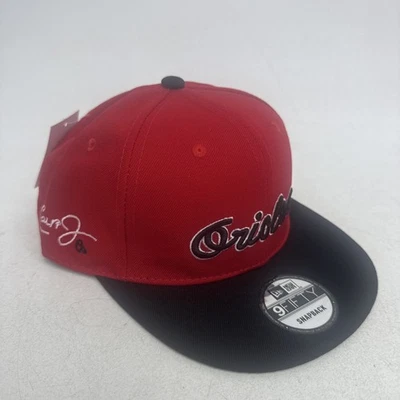 Baltimore Orioles new year at 9:50 snapback Cal Ripken Junior signed patch  - Image 1 of 4