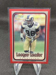 2001 Score Select Torry Holt League Leader /325 #251 St Louis Rams - Foto 1 di 3