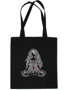 Yoga Damentasche Buddha Mandala indisch Geburtstag Damen Baumwolle Beuteltasche Shopper natur - Bild 1 von 9