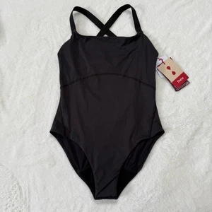 Thinx Super Absorbency Leotard in Black Large - Picture 1 of 5