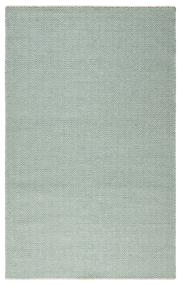 Alfombras Rizzy 2x8 líneas geométricas verdes ángulos delgados corredor TW2927 - abril 2' 6" x 8' Foto 1 de 3