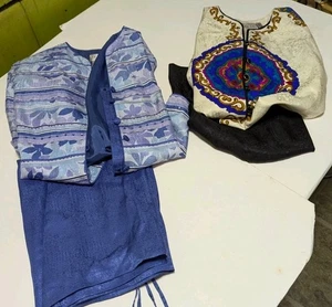 Adrianna Papell Silk Jacket And Skirt Suits Lot Of 2 Size 12 - Picture 1 of 20
