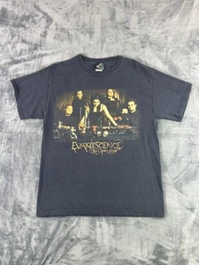 Vintage Evanescence The Open Door Band T-Shirt Medium Giant Tag 2000s Distressed - Picture 1 of 10