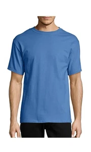 Hanes Men's New Tagless Short Sleeve Tee 2X-Large Carolina Blue  - Picture 1 of 3