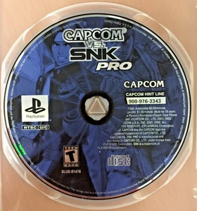 CAPCOM VS SNK PRO Playstation 1 PSX PS1 Capcom GAME DISC ONLY Tested & WORKING - Picture 1 of 1