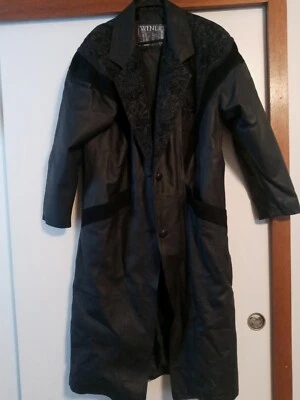 Abrigo de cuero vintage WINLET New York nuevo Foto 1 de 4