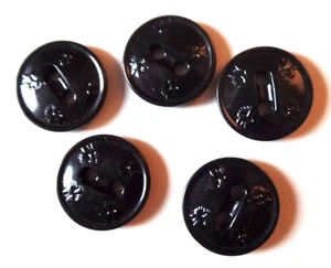 5 botones oscuros vintage (g3) - Imagen 1 de 5