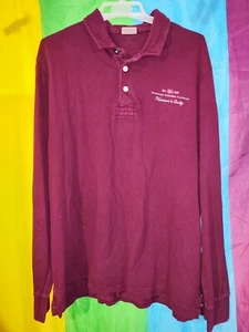 Napapijri Mens collared cotton longsleeved t-shirt mwns size XXL 2XL - Picture 1 of 11