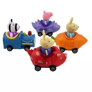 Jazwares ABD One UK 2003 Peppa Pig Cars Lot of 4 George Zoe Rebecca - Picture 1 of 7