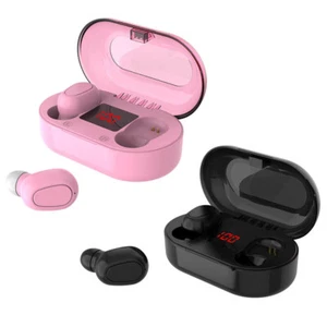 Bluetooth 5.0 Headphone Wireless Earphones Handsfree Calling with Charging Box - Picture 1 of 15