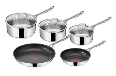 Tefal E304S544 Jamie Oliver, set da 5 pezzi, in acciaio inox, 18/8 - Immagine 1 di 4