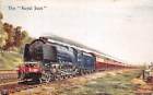 Us35 Postcard Transportation Railroad Train The Royal Scot 1950 Uk England