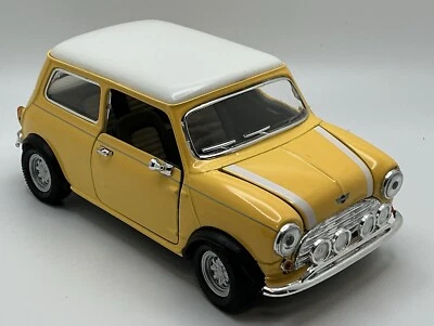 Mini Cooper 1:18 YELLOW Diecast Model BY SUNNYSIDE LTD - Image 1 of 4