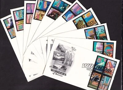2006 Wonders of America Sc 4033-4072 FDCs 40 stamps on 10 ArtCraft cachets - Image 1 of 3