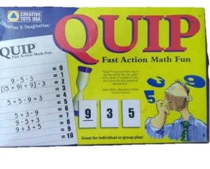 QUIP Fast Action Math Fun CREATIVE TOYS USA Game Educational Math Learning Facts - Picture 1 of 4