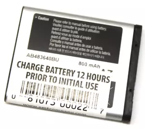 Samsung AB483640BU Replacement Li-Ion Battery 800mAh for T339 3210 M519 J600 - Picture 1 of 1