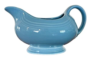 FIESTA Ware GRAVY BOAT Light Blue Excellent Condition - Picture 1 of 15