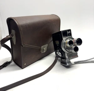 Vintage DeJur Electra 8mm Movie Camera Three Lens 60’s Retro Decor Film Making - Picture 1 of 20