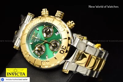 RARO Reloj Suizo Invicta Para Hombre SUBAQUA NOMA I VERDE 47mm Cronógrafo EDICIÓN LIMITADA Foto 1 de 4