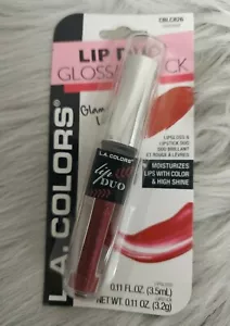 L.A. Colors Lipstick Lip Gloss Duo Charmed -NIP - Picture 1 of 2