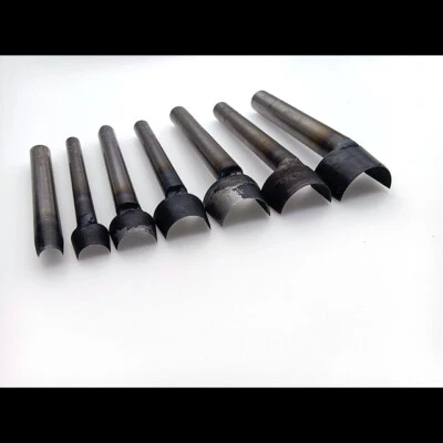 Steel Quarter Round LeatherCraft Arc End Cutter Punch Strap Belt Wallet DIY Tool - Image 1 of 4