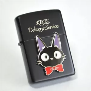 Zippo Kiki's Delivery Service Black Cat Jiji Metal Studio Ghibli Hayao Miyazaki - Picture 1 of 7