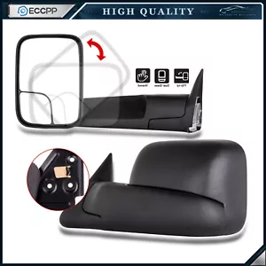 Pair Flip Up Manual Tow Mirrors For 94-01 Dodge RAM 1500 94-02 2500/3500 LH RH - Picture 1 of 14