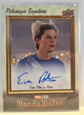Marvel Studios 2022 WandaVision Picturesque Auto PS-EP Evan Peters as Pietro - Image 1 of 2