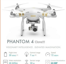 Phantom 4 RC Drone with Wide-Angle Camera