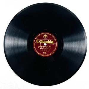 Vintage Japaneze Music - A 809 Columbia - 78 RPM 10" Shellac Record - Picture 1 of 5