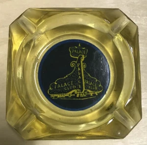 Vintage Palace Club Casino Amber Aschenbecher Reno Las Vegas Nevada Gaming 1970’s - Bild 1 von 3