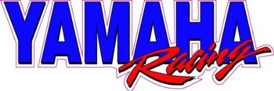 Yamaha Racing Decal is 12" x 4" in size. - Image 1 of 2