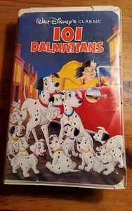 101 Dalmatians VHS 1263 Walt Disney Classic Black Diamond Rare ! - Photo 1/4