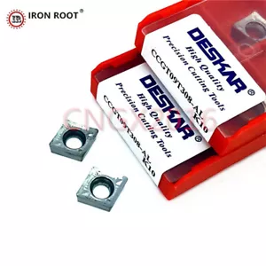 DESKAR 50P CCGT09T308-AL K10 Aluminum Carbide Insert CNC Turning Tool for SCLCR - Picture 1 of 6