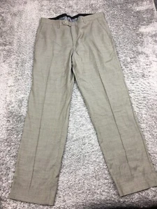 Pronto Uomo Dress Pants Mens Size 38x33 Gray Stretch 38 Reg Straight Leg - Picture 1 of 12
