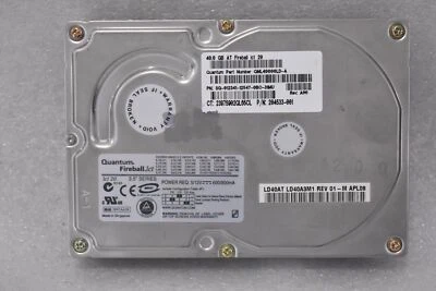QUANTUM QML40000LD-A FIREBALL LCT 40GB 3.5" HARD DRIVE 204533-001 - Image 1 of 4