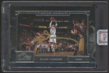 2020-21 Panini One And One Timeless Moments Allen Iverson Gold Ink AUTO 34/49