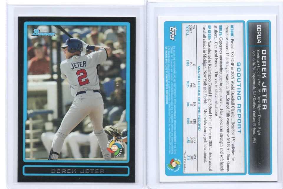 2009 Bowman Draft WBC Prospects #1 - #35   (2 Cards)  QtyDiscto25% - Image 1 of 1