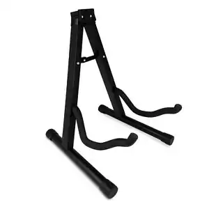 Support Guitar Stand Pied Reglable A-Frame pour toutes les Guitares Bass Noir - Bild 1 von 7