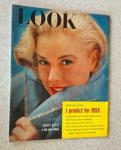 LOOK MAGAZINE January 11th 1955 -- Grace Kelly Cover - Picture 1 of 2