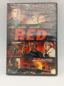 Red DVD 2010 Bruce Willis Morgan Freeman John Malkovich Helen Mirren - Picture 1 of 3