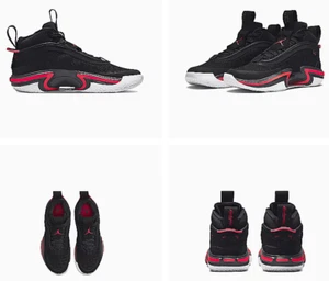Air Jordan XXXVI 36 Negro Infrarrojo 23 Criado Talla 5.5Y Zapatos DA9054-001 NUEVO - Imagen 1 de 5