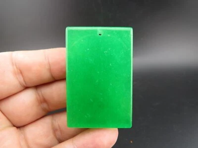 Chinese jade, Collectibles, natural jadeite, jade, choi,pendant  Y762 - Image 1 of 4