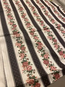 Cranston print Work fabric roses, floral country cottage pattern 70” Long 36” W - Picture 1 of 9