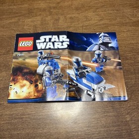 Lego Star Wars 7914 Mandalorian Battle Instruction Manual Booklet Only 2011