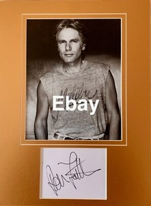 AUTOGRAPH : Singer & Actor - Adam Faith - Signed Card Matted with Photo